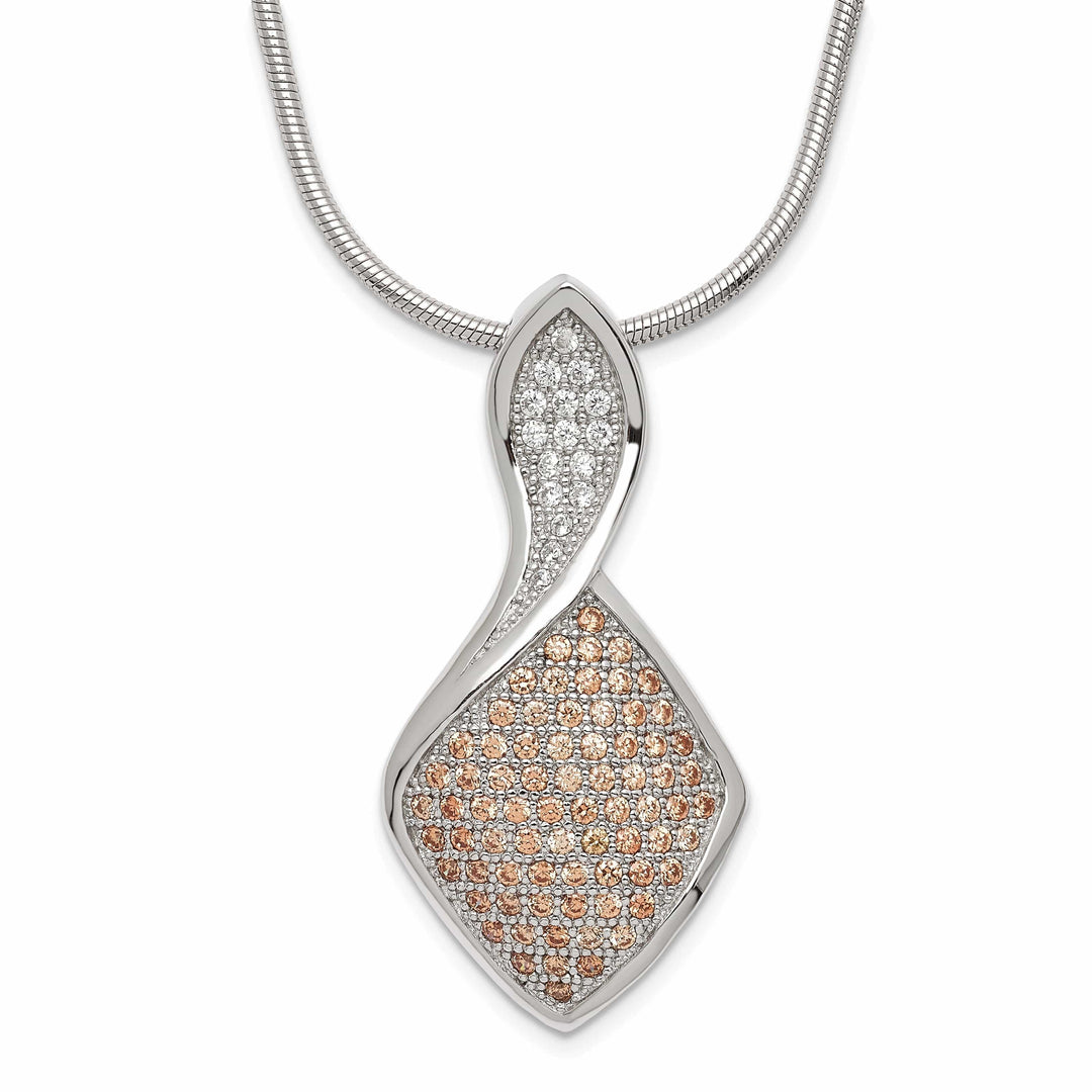 Lovely Rita's Necklaces Sterling Silver Cubic Zirconia Necklace