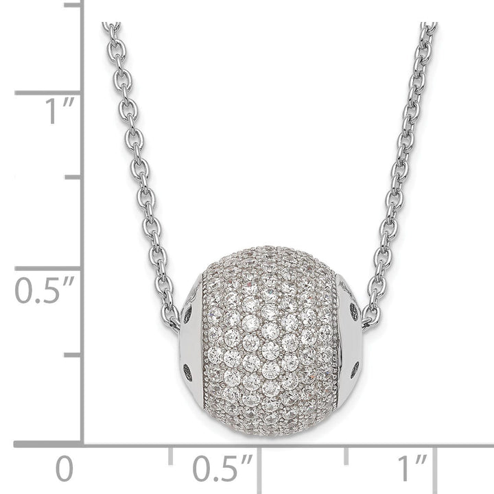 Lovely Rita's Necklaces Sterling Silver Cubic Zirconia Necklace