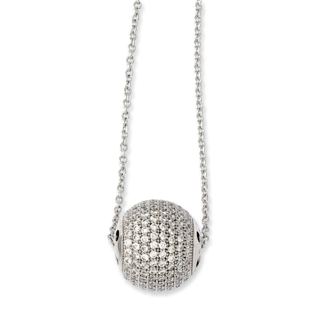 Lovely Rita's Necklaces Sterling Silver Cubic Zirconia Necklace