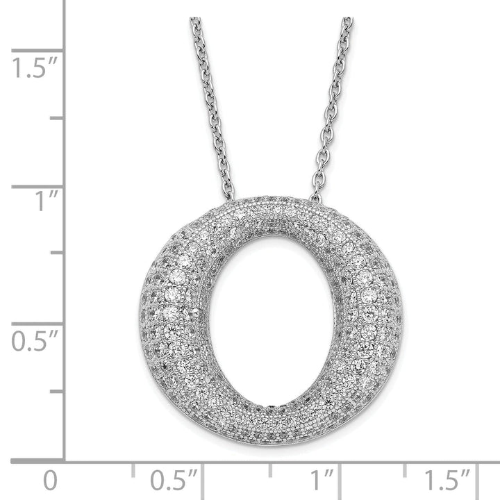 Lovely Rita's Necklaces Sterling Silver Cubic Zirconia Necklace