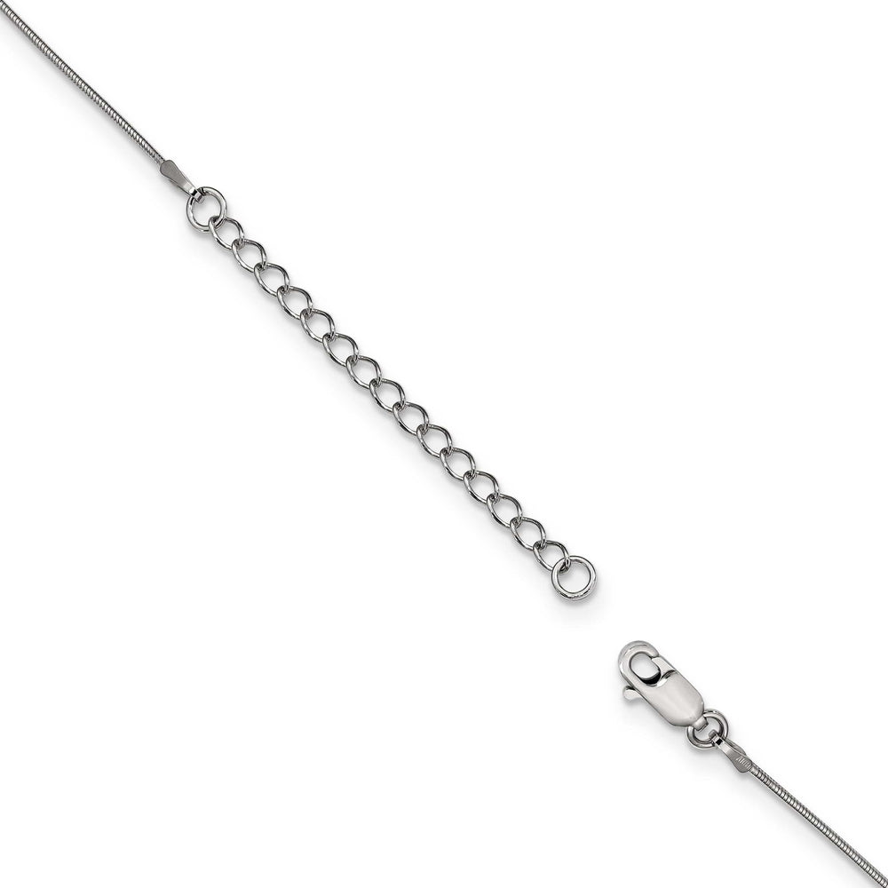 Lovely Rita's Necklaces Sterling Silver Cubic Zirconia Polished Necklace