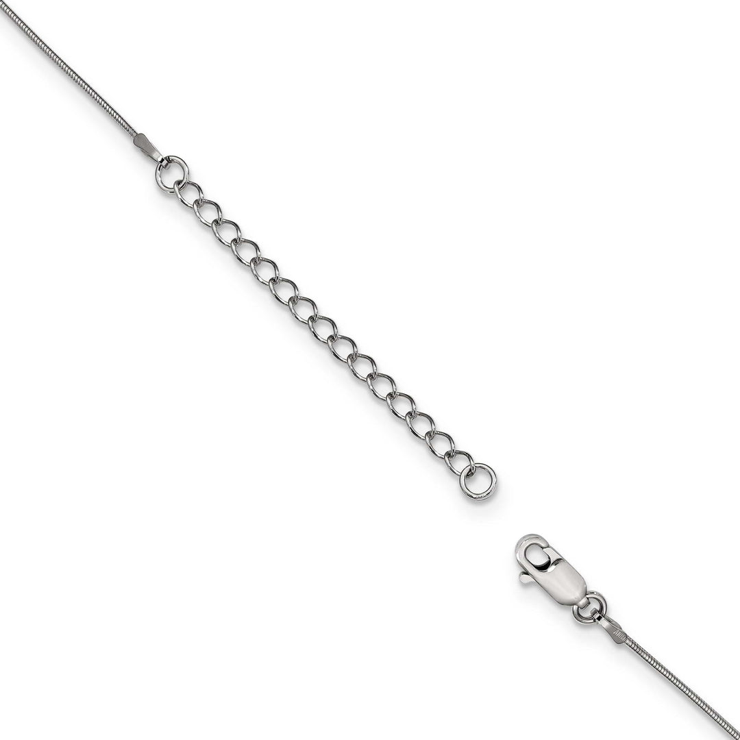 Lovely Rita's Necklaces Sterling Silver Cubic Zirconia Polished Necklace