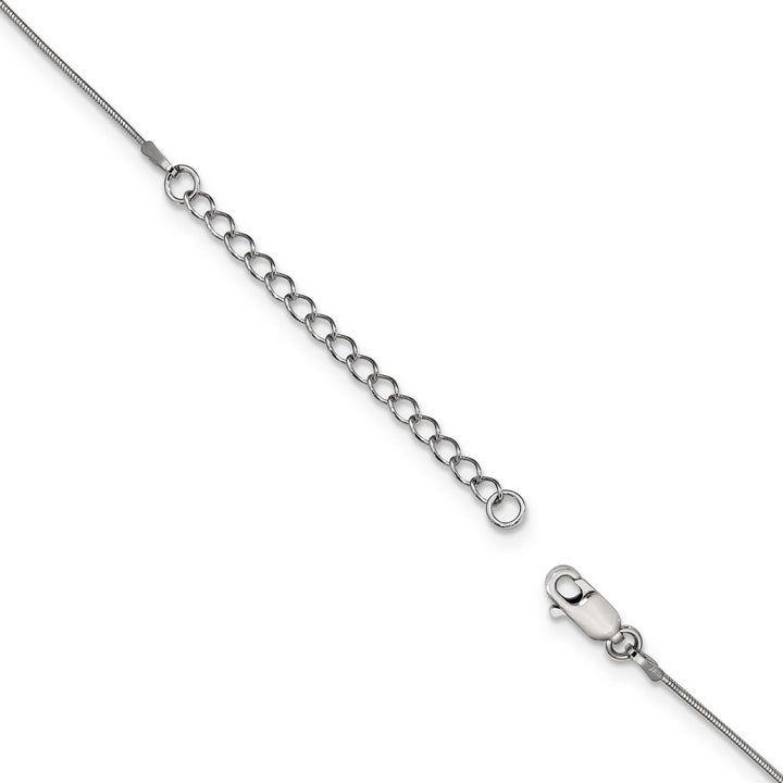 Lovely Rita's Necklaces Sterling Silver Cubic Zirconia Polished Necklace