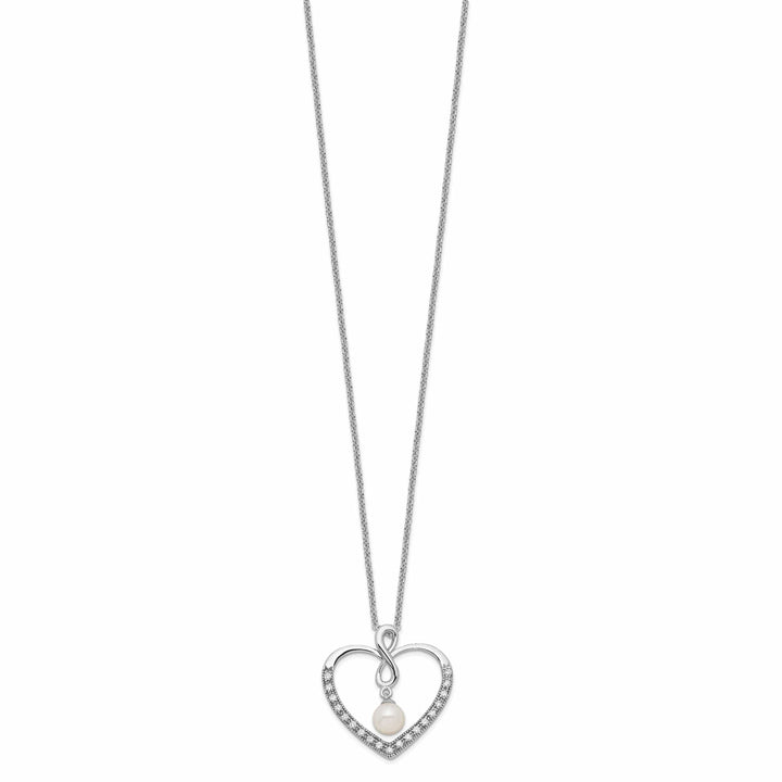 Lovely Rita's Necklaces Sterling Silver Cultured Pearl My Friend Necklace