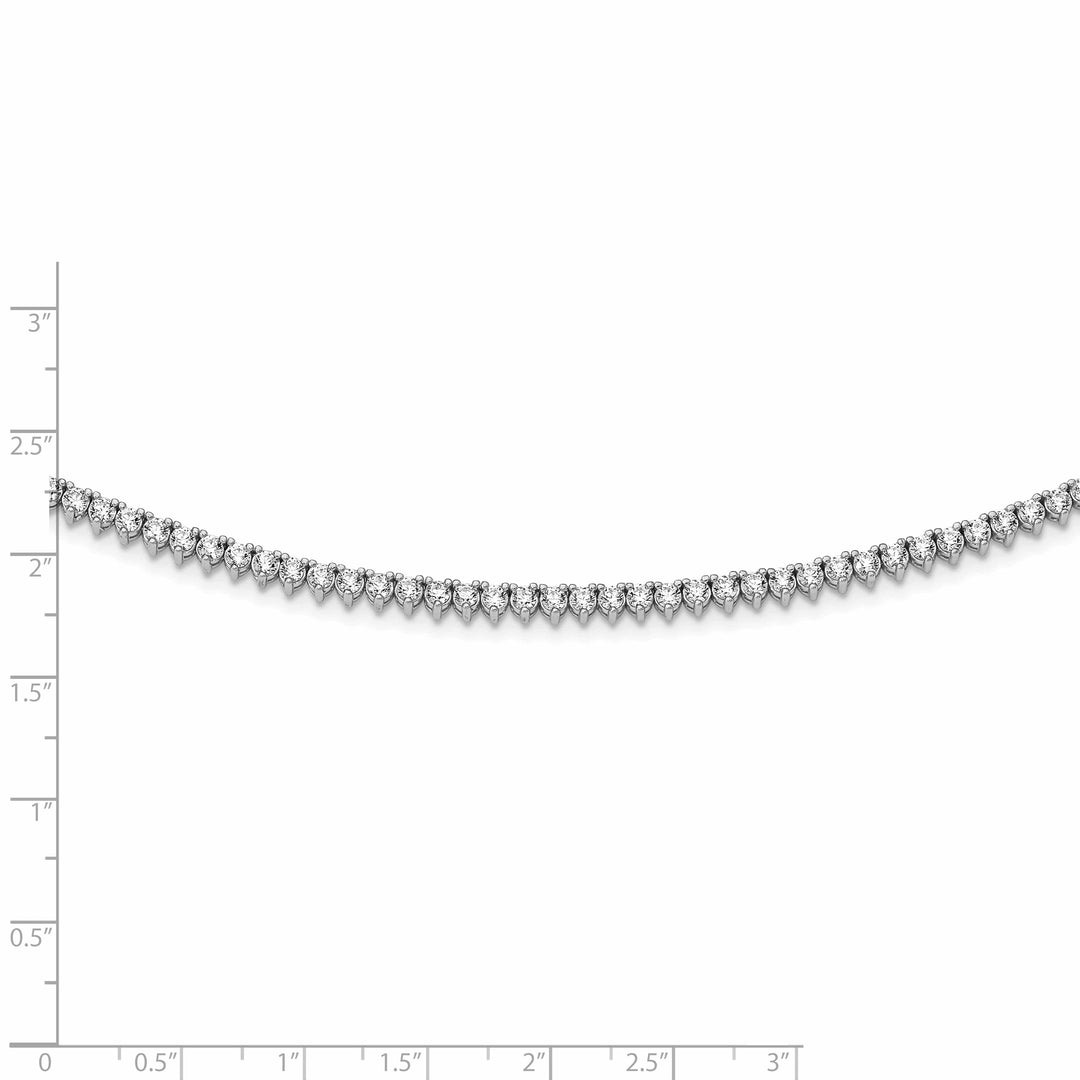 Sterling Shimmer Necklaces Sterling Silver CZ 18 inch Necklace