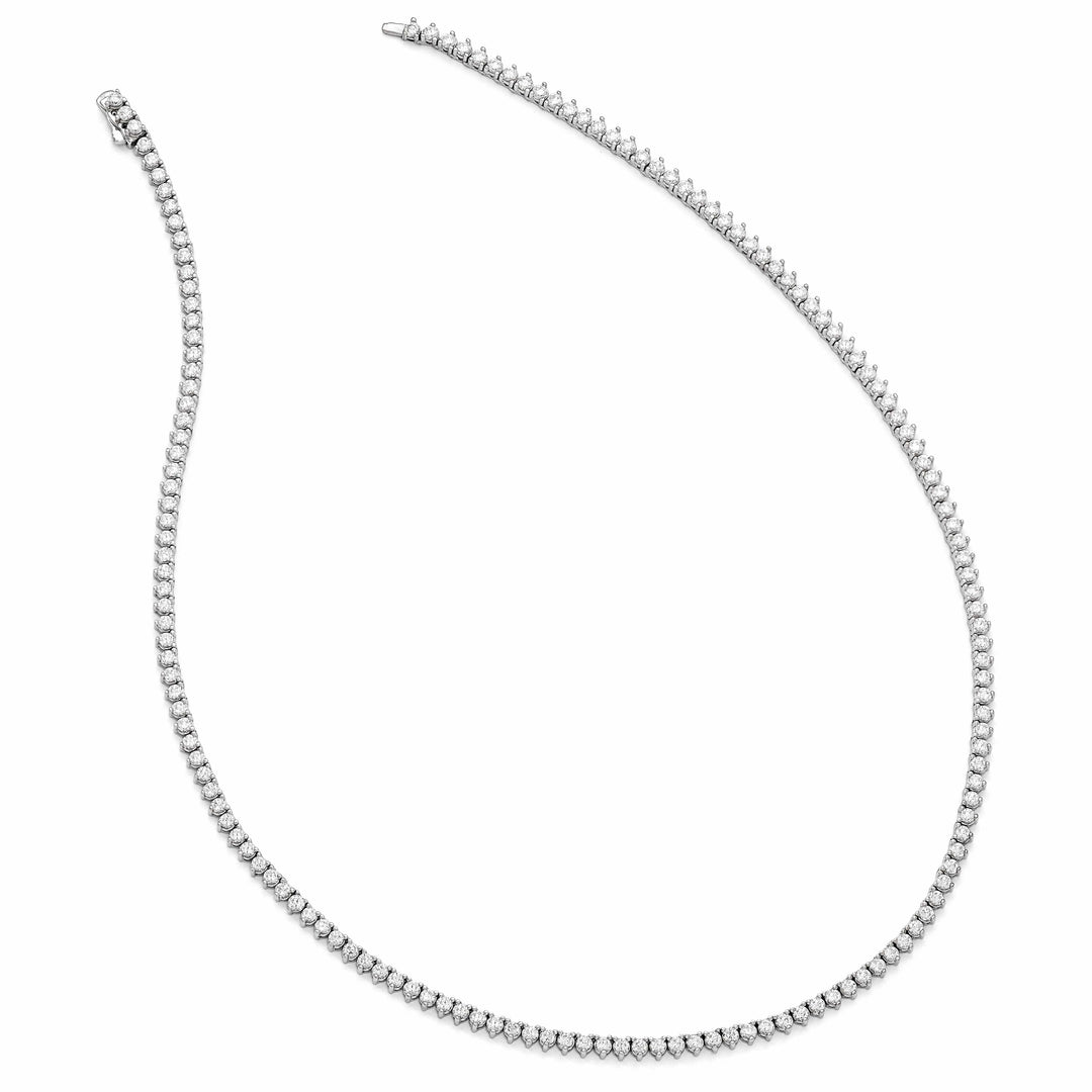 Sterling Shimmer Necklaces Sterling Silver CZ 18 inch Necklace