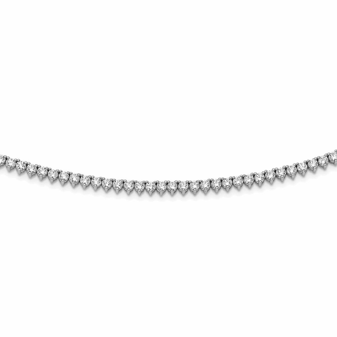 Sterling Shimmer Necklaces Sterling Silver CZ 36 inch Necklace