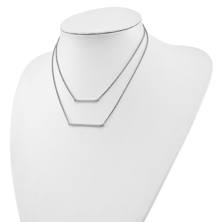 Lovely Rita's Necklaces Sterling Silver Double 1.4 mm Strand Necklace