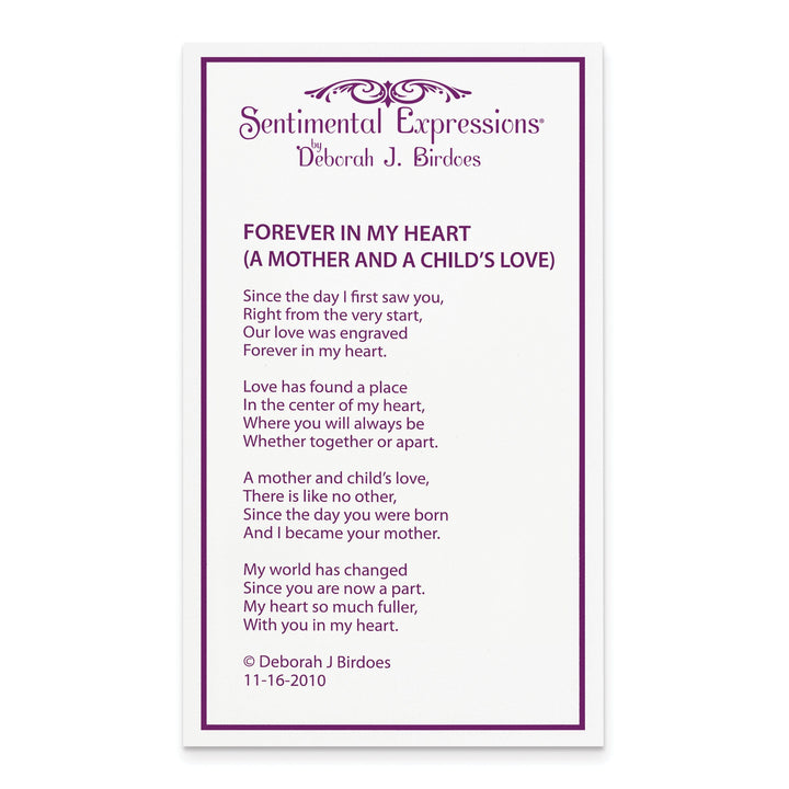 Lovely Rita's Necklaces Sterling Silver Forever My Heart Necklace