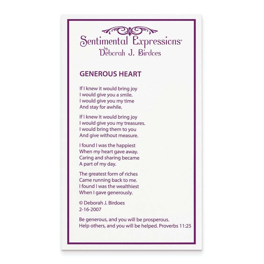 Lovely Rita's Necklaces Sterling Silver Generous Heart Necklace