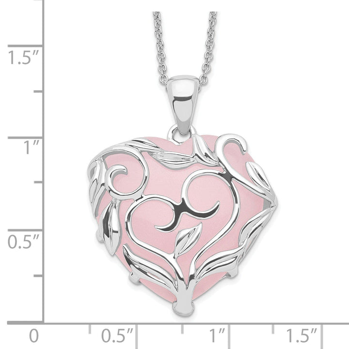 Lovely Rita's Necklaces Sterling Silver Generous Heart Necklace