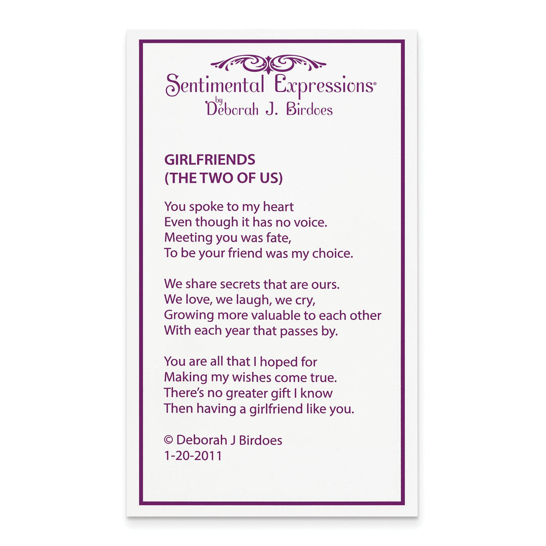 Lovely Rita's Necklaces Sterling Silver Girlfriends Two Necklace