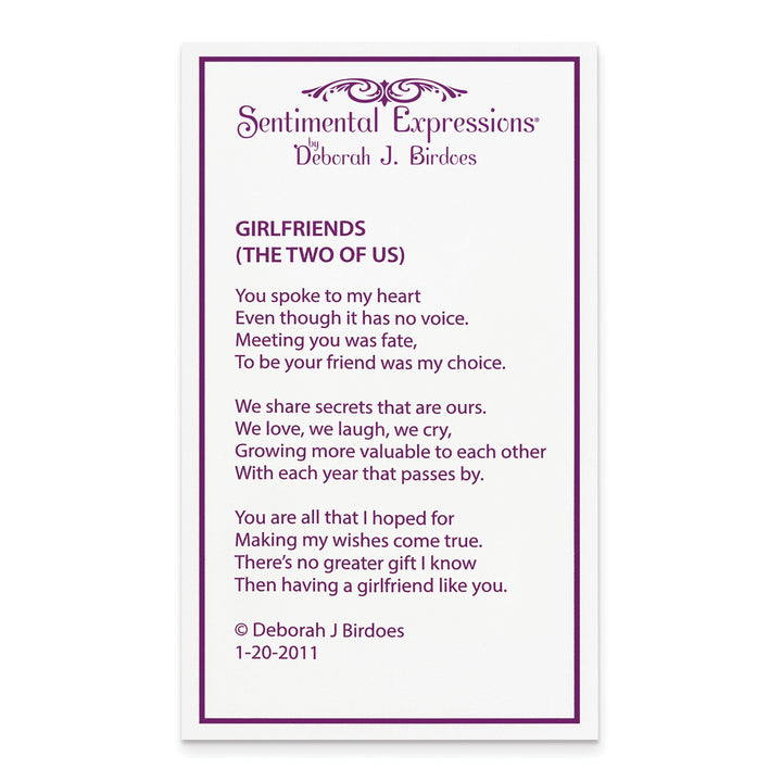 Lovely Rita's Necklaces Sterling Silver Girlfriends Two Necklace