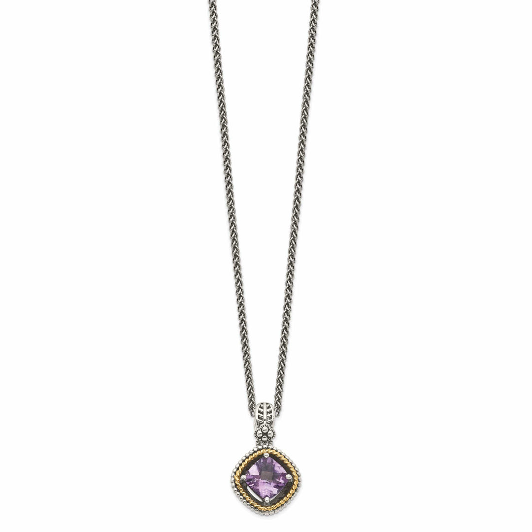 Shey Couture Necklaces Sterling Silver Gold Amethyst 18 Necklace