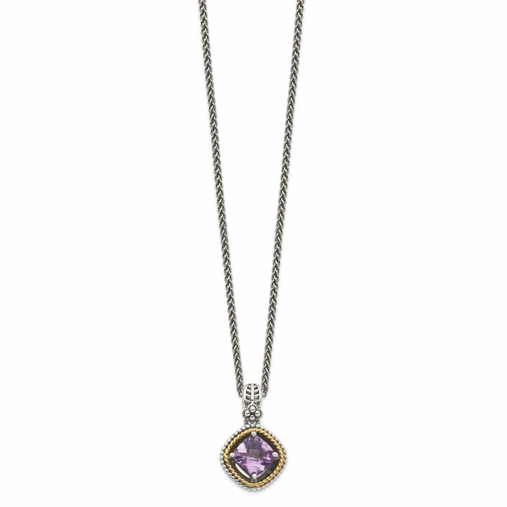 Shey Couture Necklaces Sterling Silver Gold Amethyst 18 Necklace
