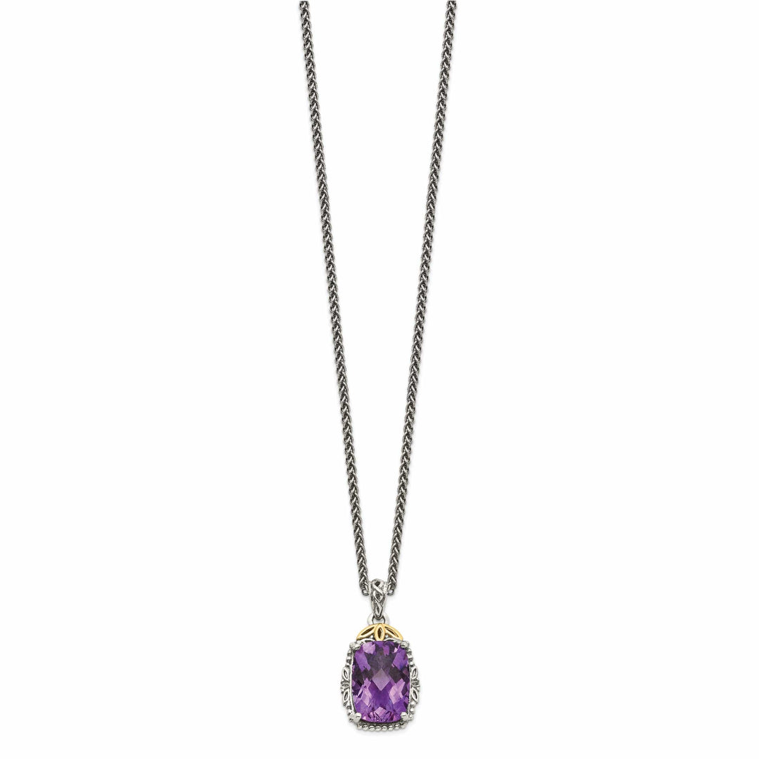 Shey Couture Necklaces Sterling Silver Gold Amethyst Necklace