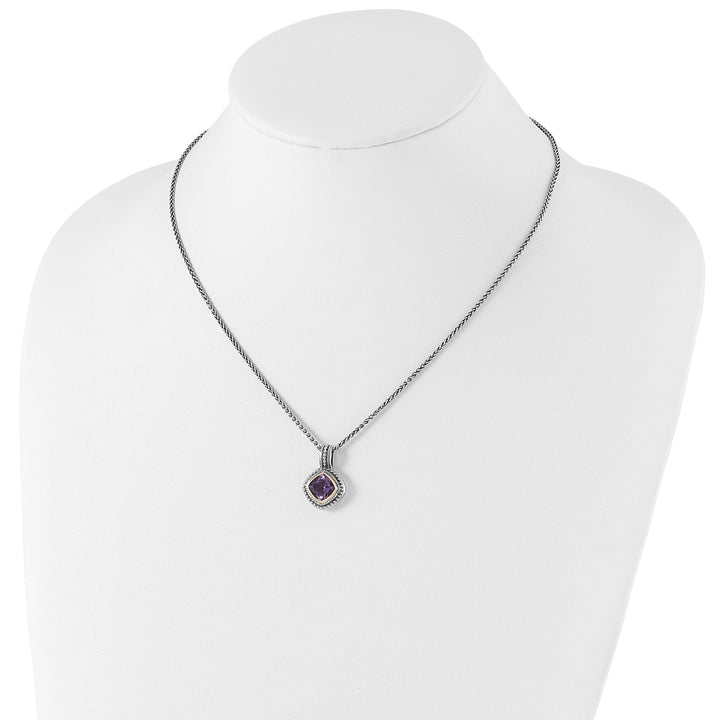Shey Couture Necklaces Sterling Silver Gold Amethyst Necklace