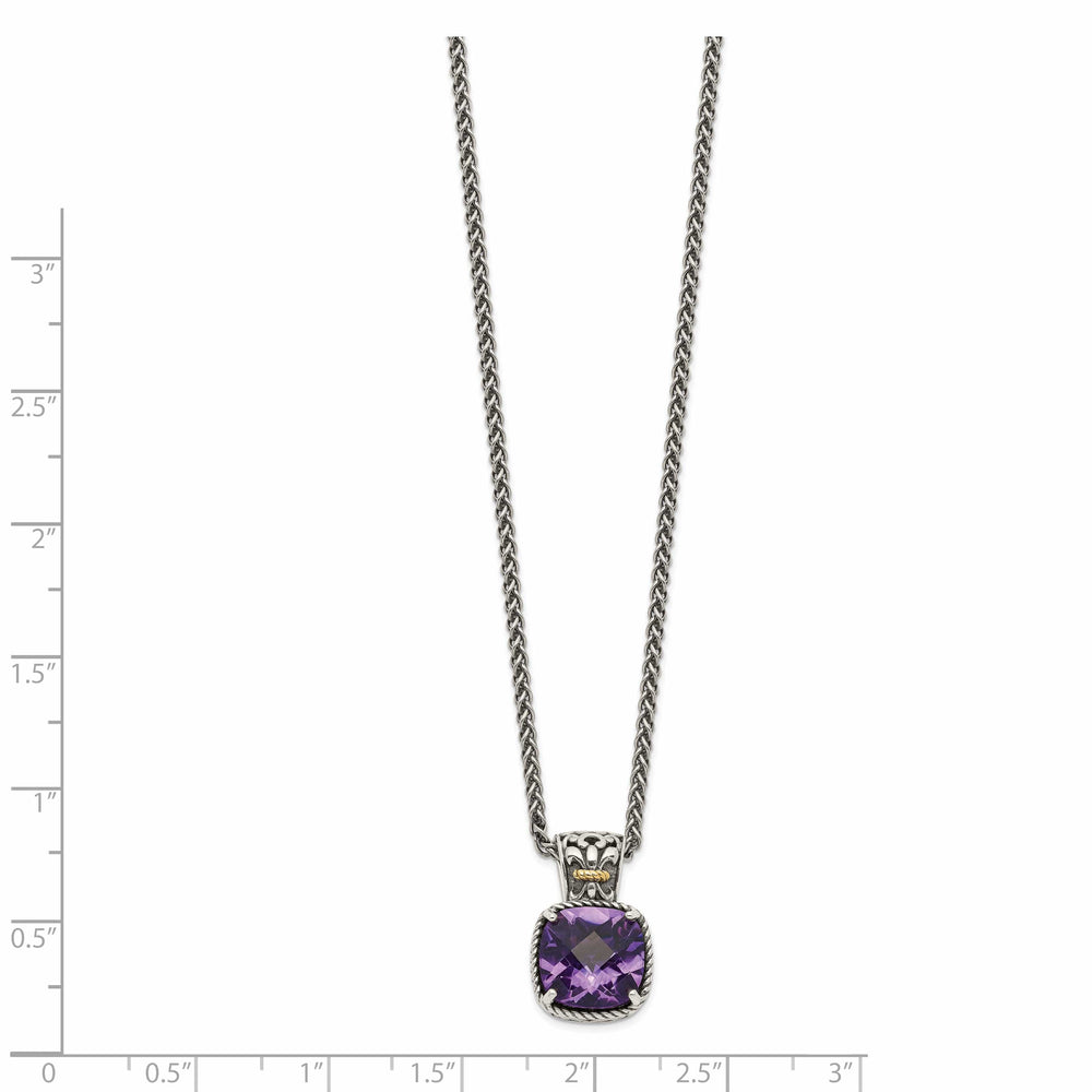 Shey Couture Necklaces Sterling Silver Gold Amethyst Necklace