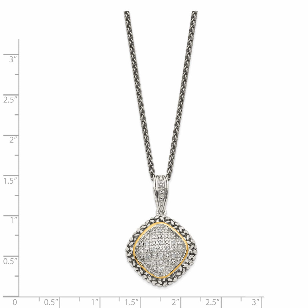 Shey Couture Necklaces Sterling Silver Gold Diamond 18 Necklace