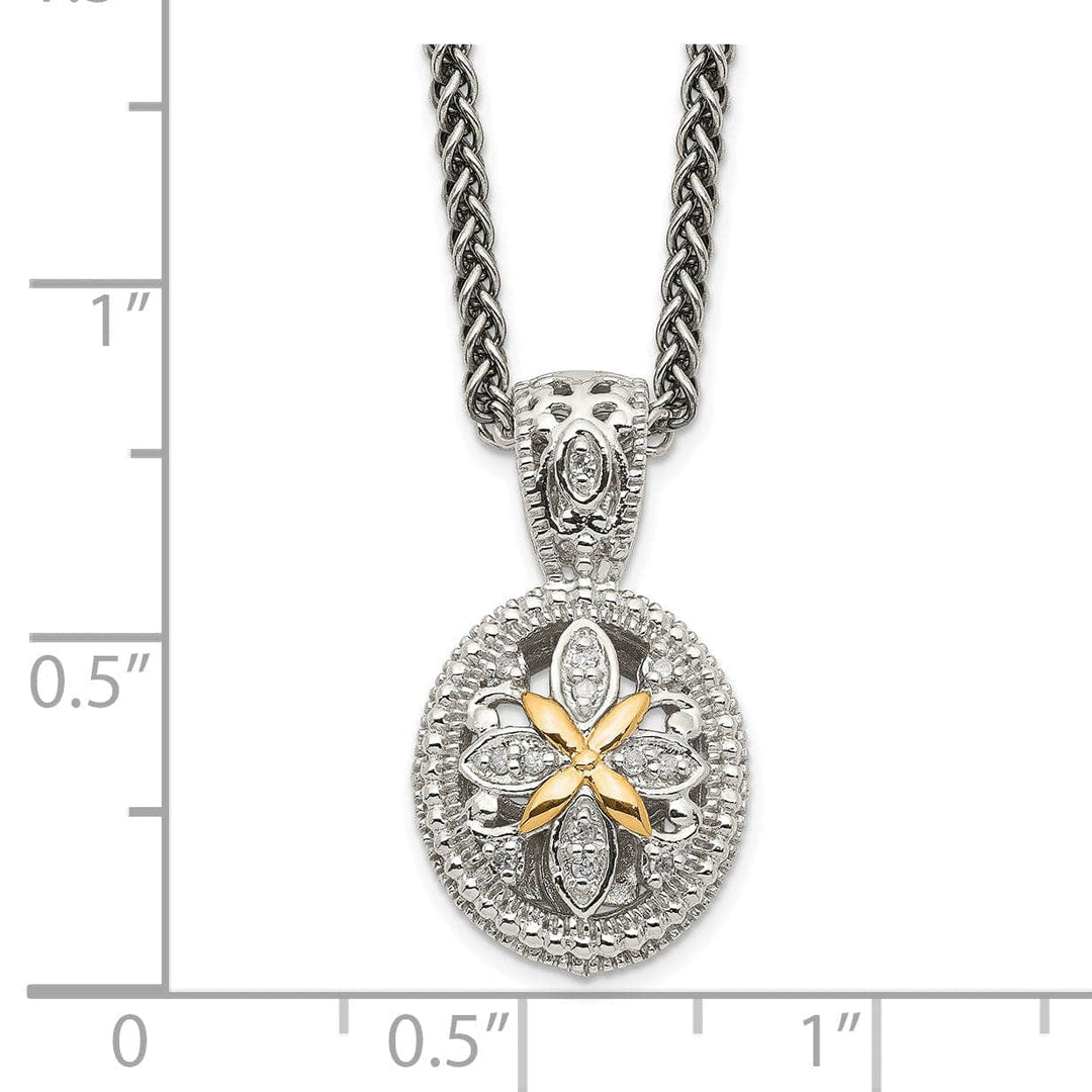 Shey Couture Necklaces Sterling Silver Gold Diamond Necklace
