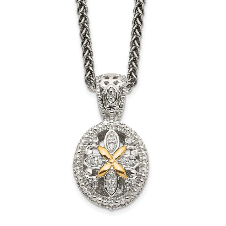 Shey Couture Necklaces Sterling Silver Gold Diamond Necklace