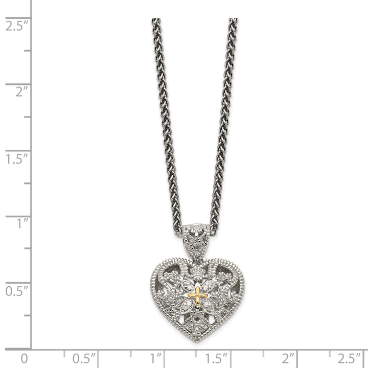 Shey Couture Necklaces Sterling Silver Gold Diamond Necklace