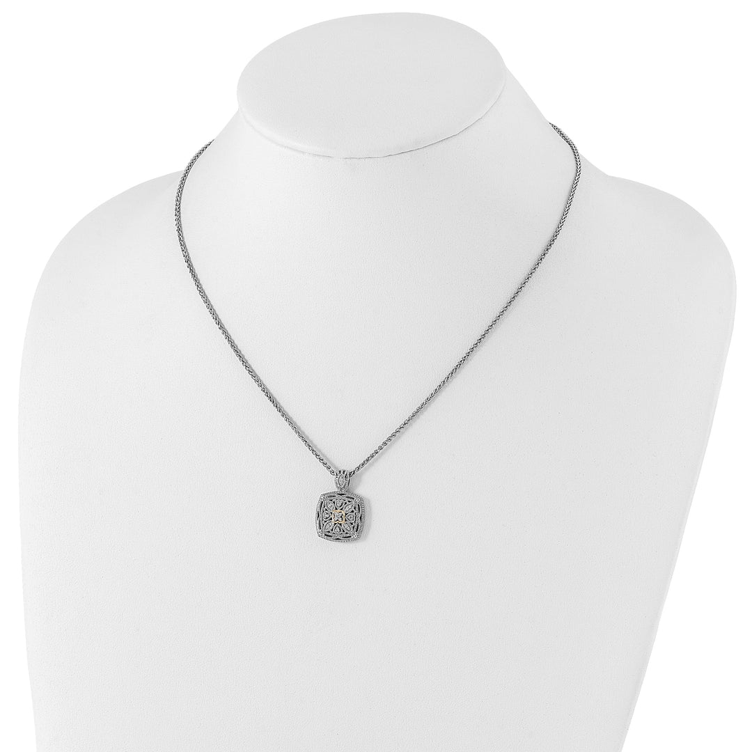 Shey Couture Necklaces Sterling Silver Gold Diamond Necklace