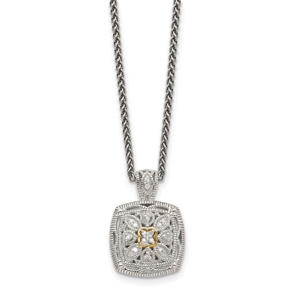 Shey Couture Necklaces Sterling Silver Gold Diamond Necklace