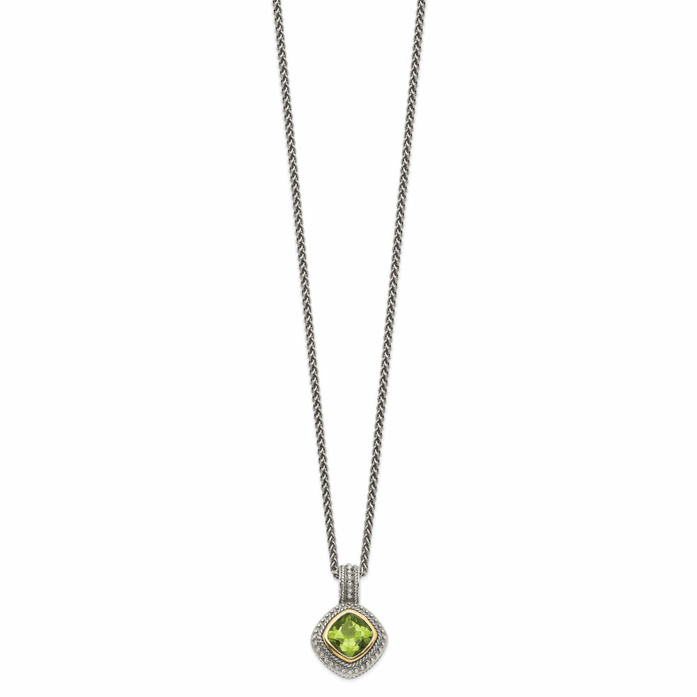 Shey Couture Necklaces Sterling Silver Gold Peridot Necklace