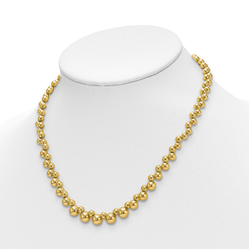 Lovely Rita's Necklaces Sterling Silver Gold-plated Beaded Necklace