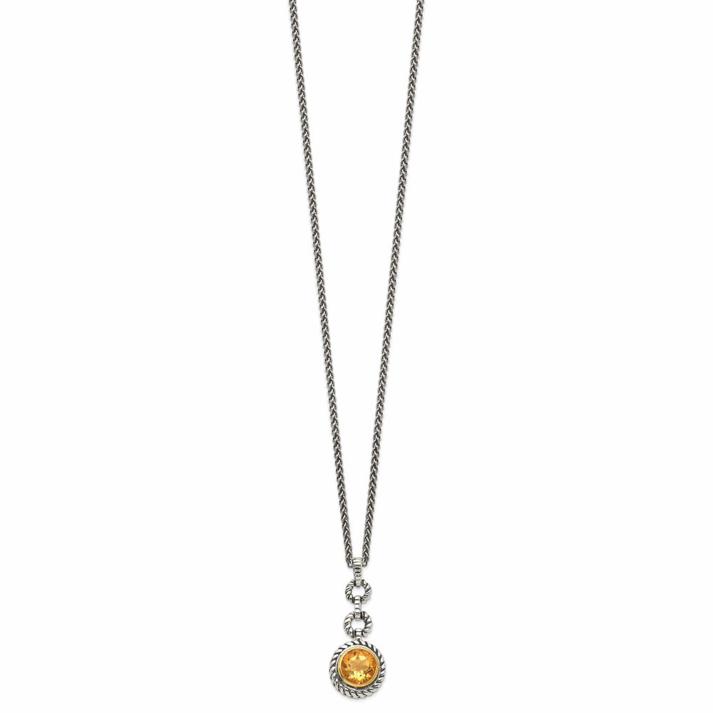 Shey Couture Necklaces Sterling Silver Gold-plated Citre Necklace