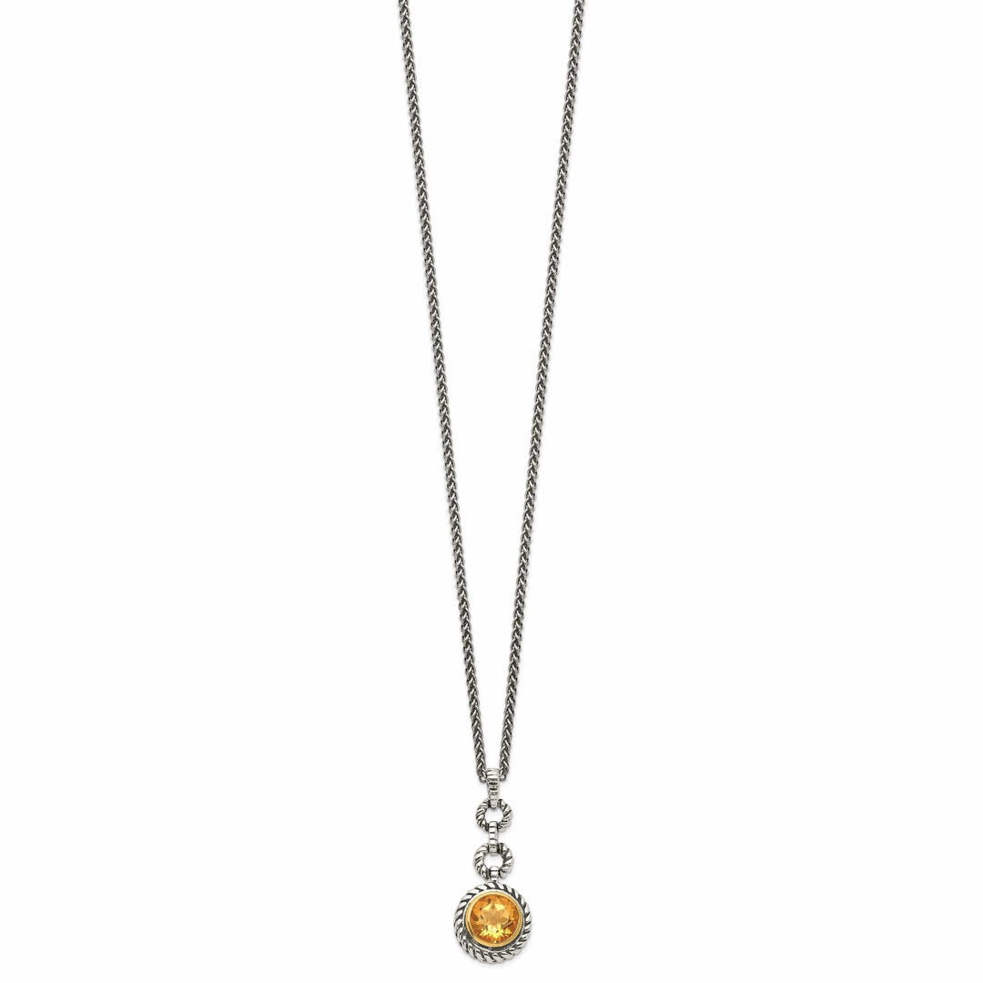 Shey Couture Necklaces Sterling Silver Gold-plated Citre Necklace