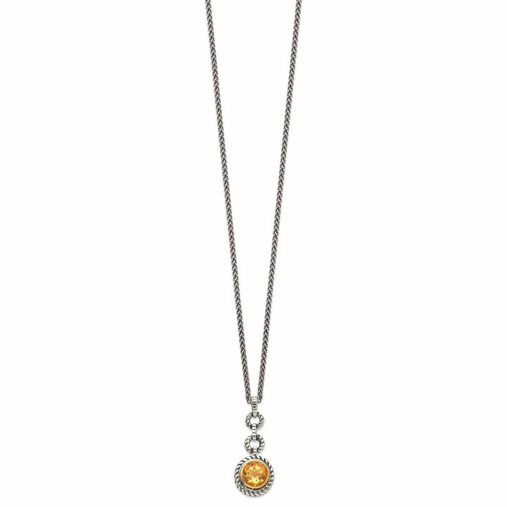 Shey Couture Necklaces Sterling Silver Gold-plated Citre Necklace