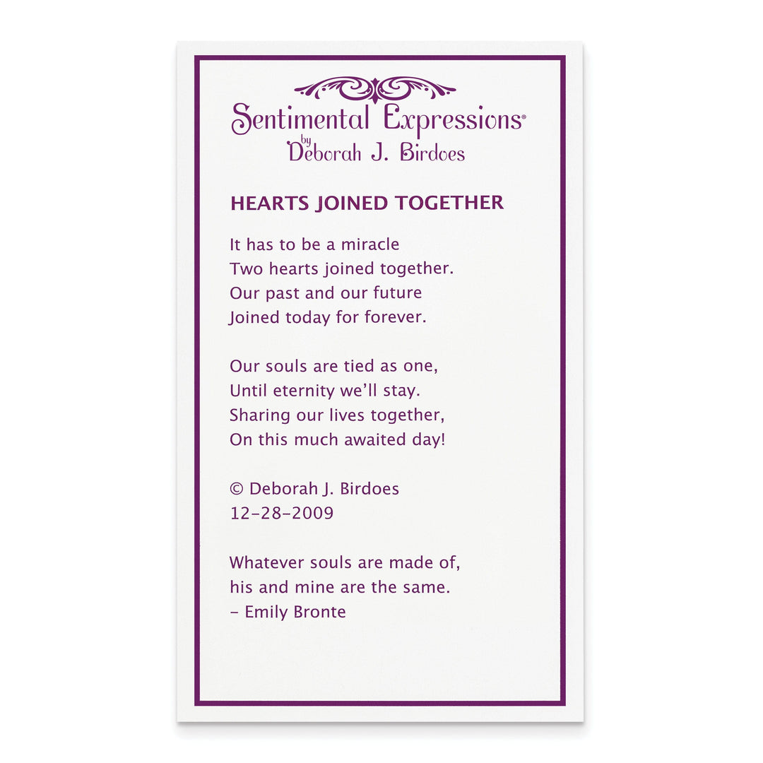 Lovely Rita's Necklaces Sterling Silver Hearts Joed Together Necklace