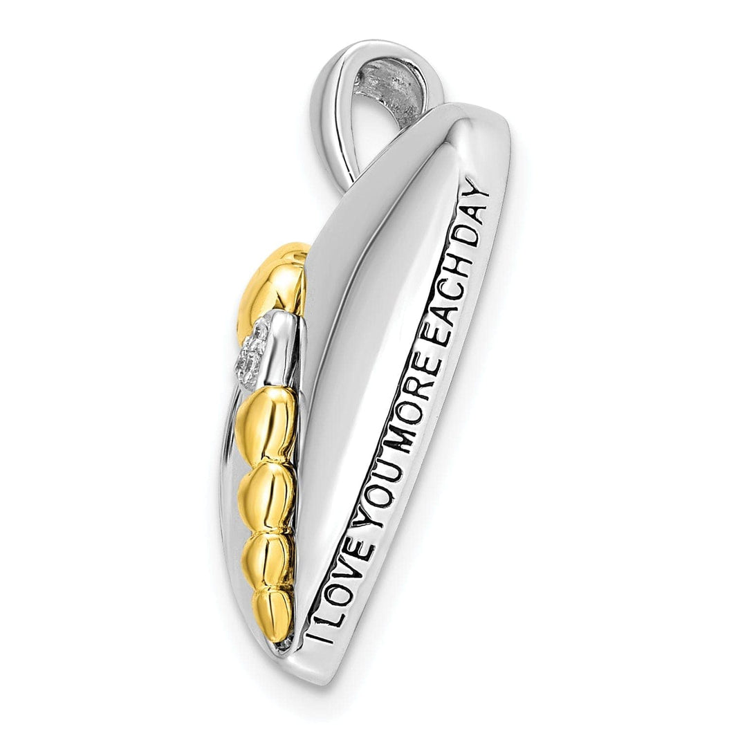 Lovely Rita's Necklaces Sterling Silver I Love You More Each Day Necklace