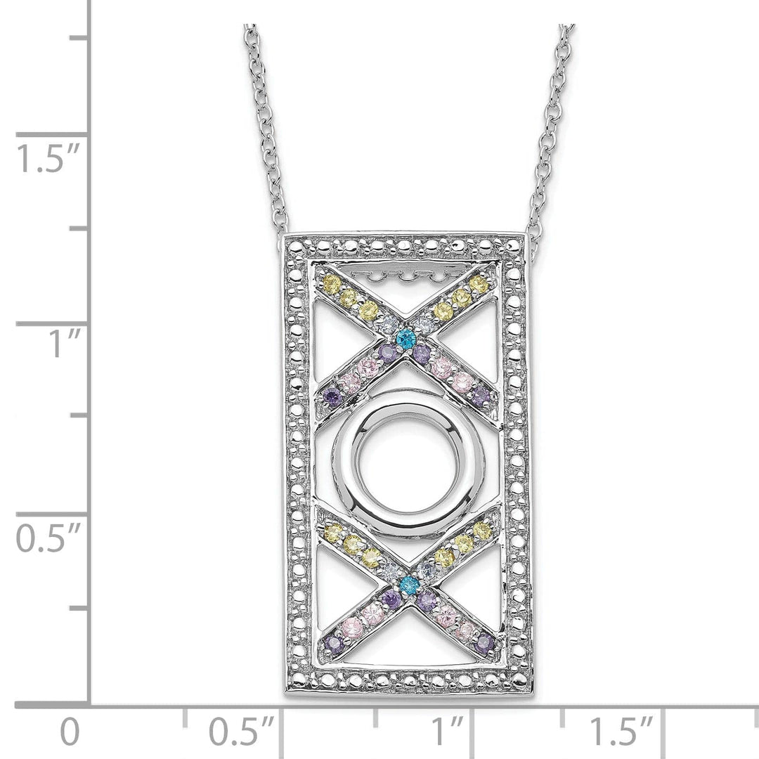 Sentimental Expressions Necklaces Sterling Silver Love and Kisses Necklace