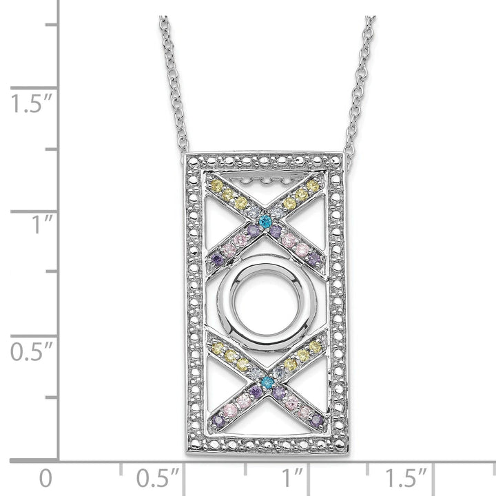 Sentimental Expressions Necklaces Sterling Silver Love and Kisses Necklace