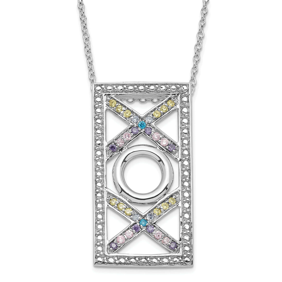 Sentimental Expressions Necklaces Sterling Silver Love and Kisses Necklace