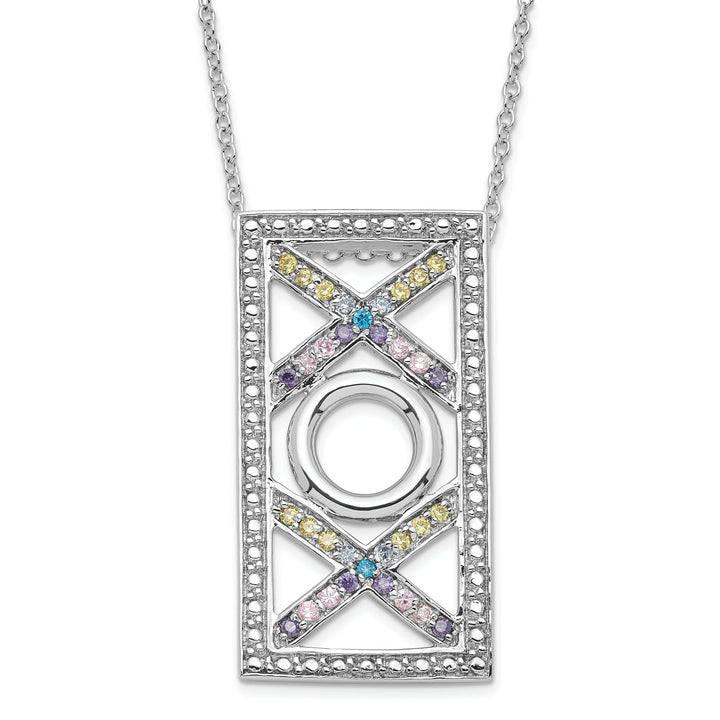 Sentimental Expressions Necklaces Sterling Silver Love and Kisses Necklace