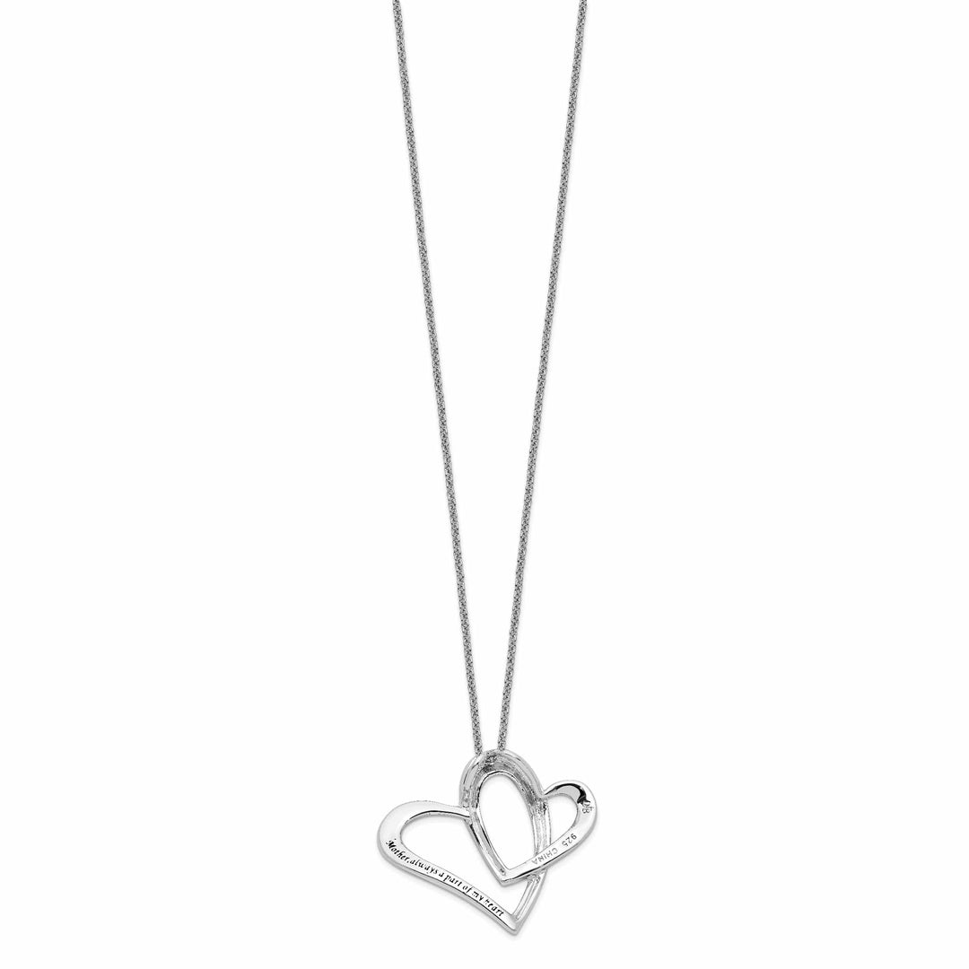 Lovely Rita's Necklaces Sterling Silver Mother Part of My Heart Necklace