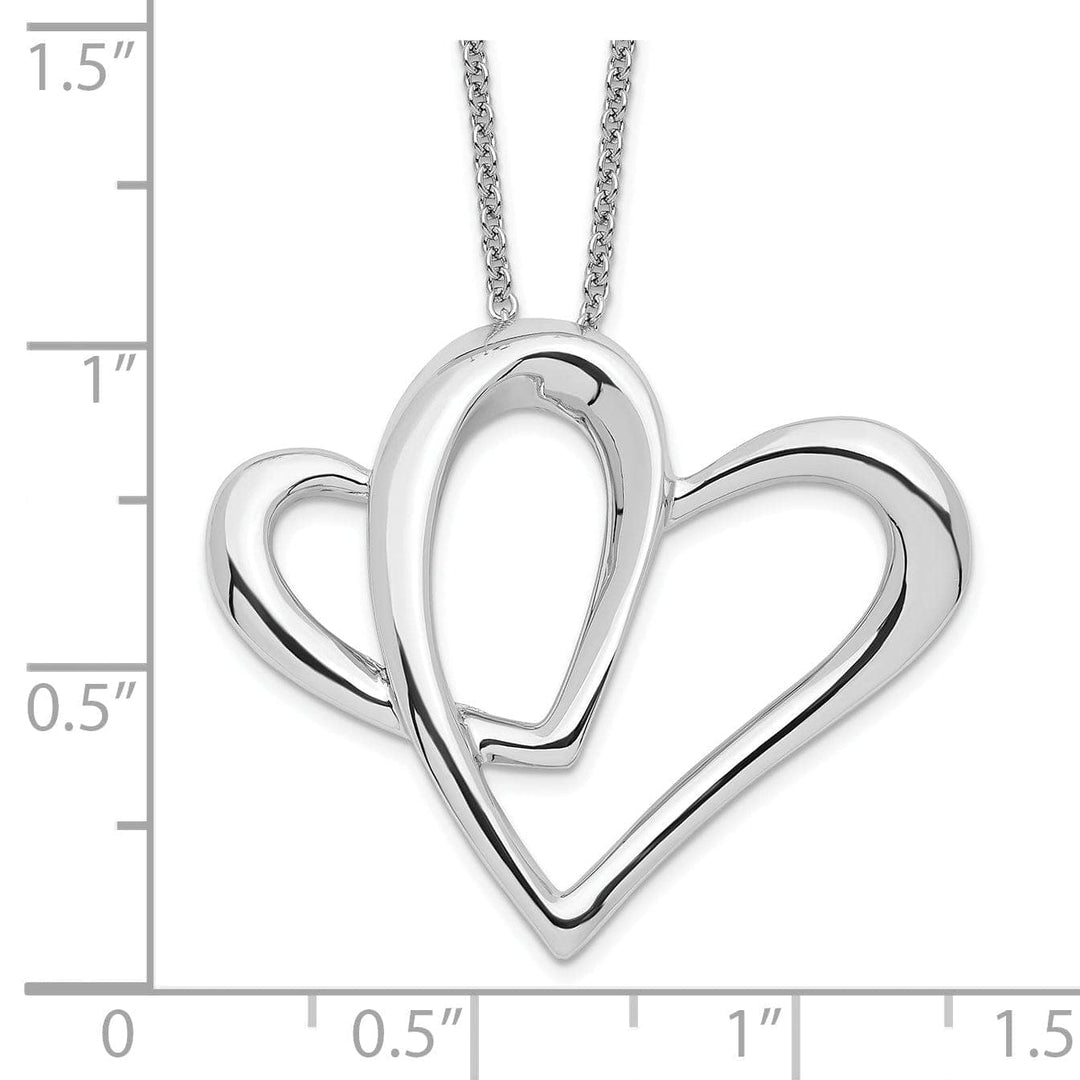 Lovely Rita's Necklaces Sterling Silver Mother Part of My Heart Necklace