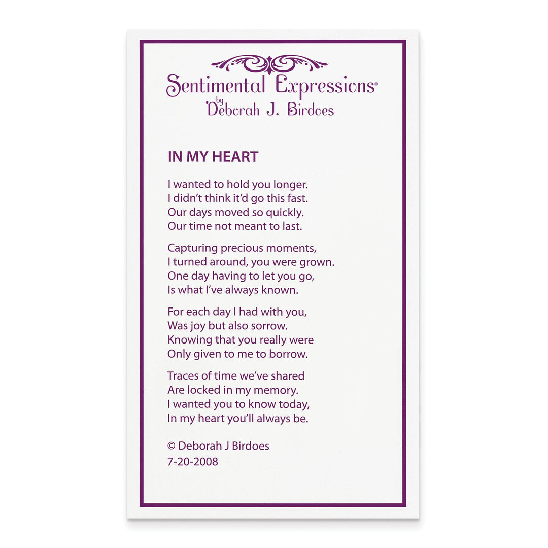 Lovely Rita's Necklaces Sterling Silver My Heart Necklace