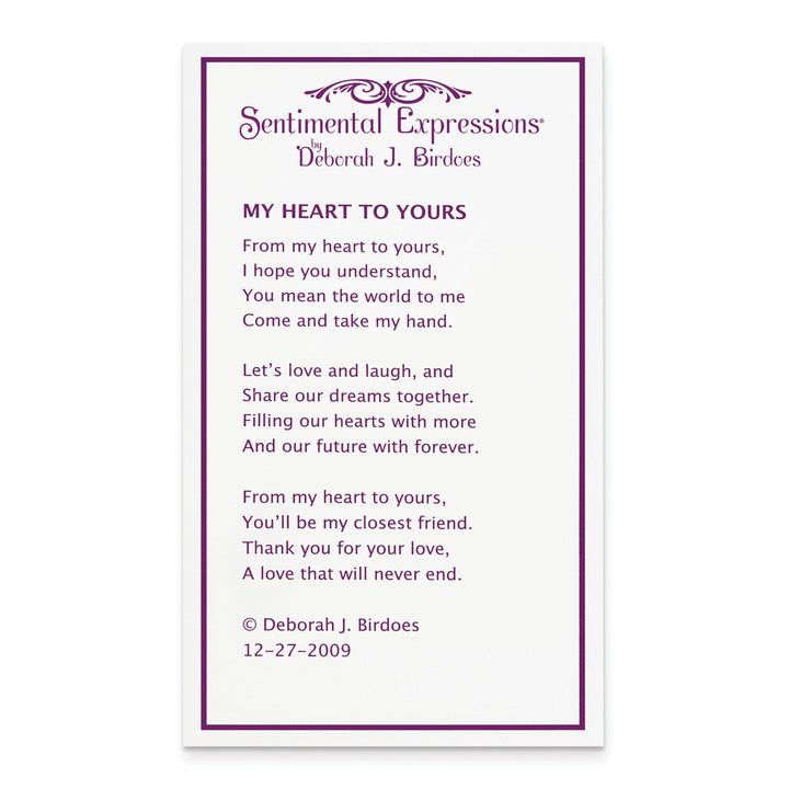 Lovely Rita's Necklaces Sterling Silver My Heart To Yours Necklace