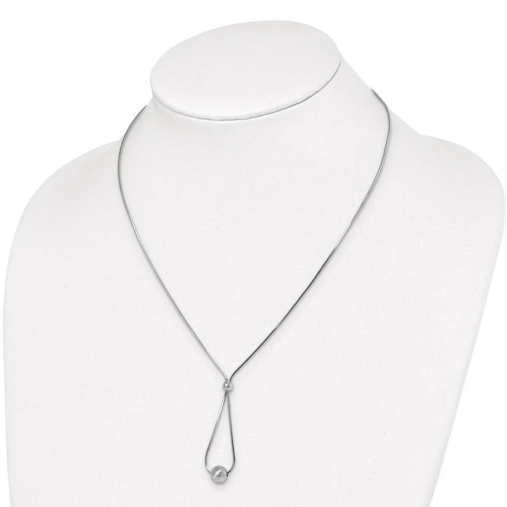 Lovely Rita's Necklaces Sterling Silver Polish Laser Cut Bead Necklace