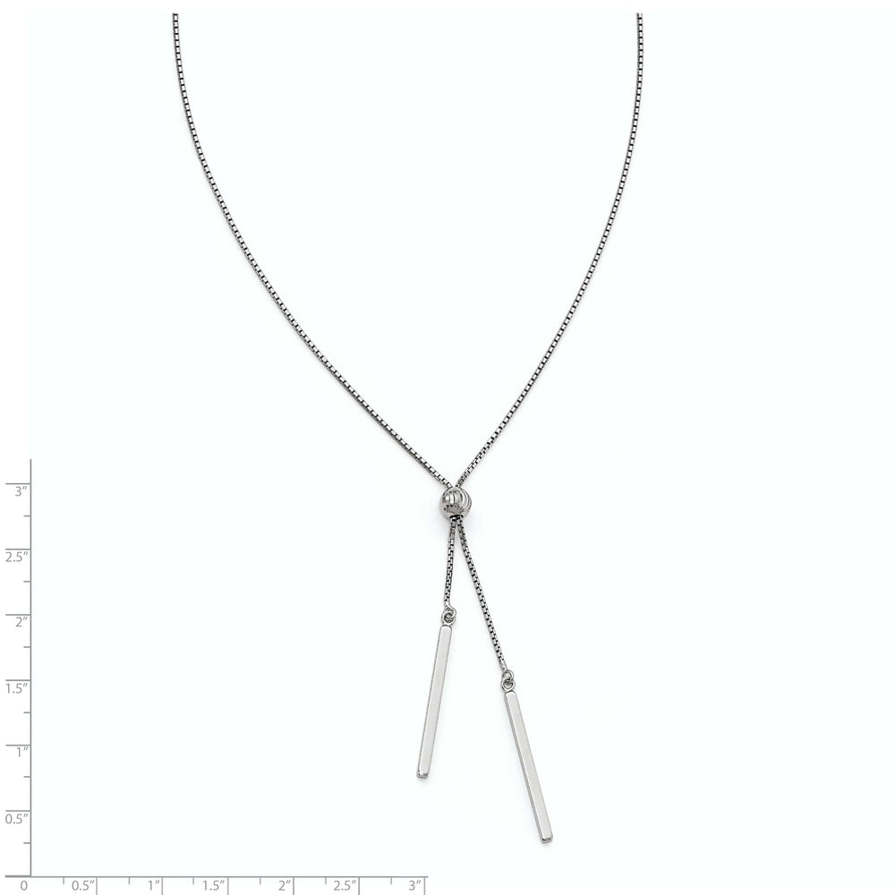 Lovely Rita's Necklaces Sterling Silver Polished Adjustable Necklace