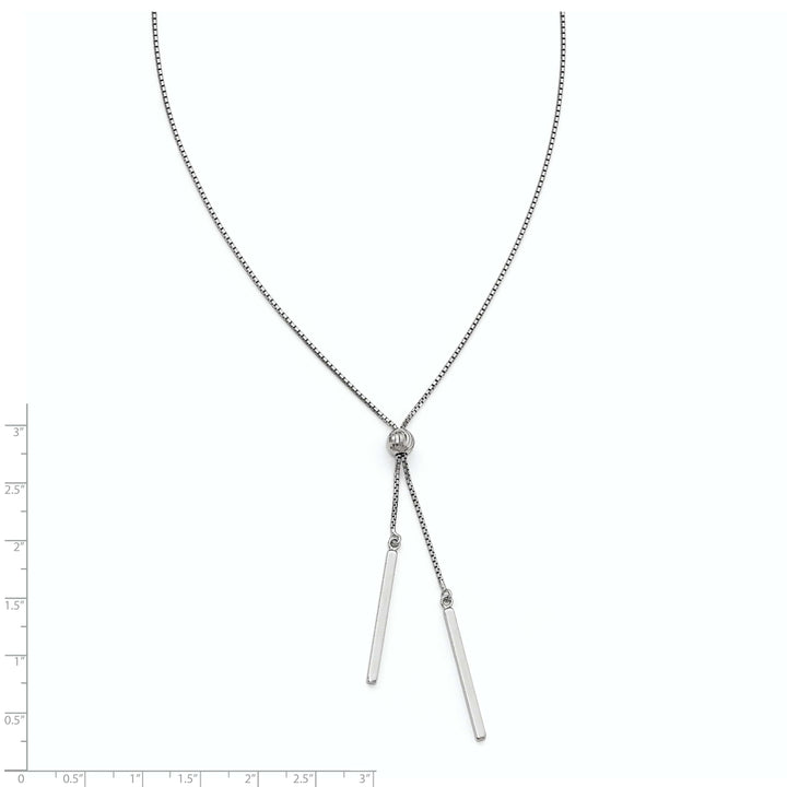 Lovely Rita's Necklaces Sterling Silver Polished Adjustable Necklace