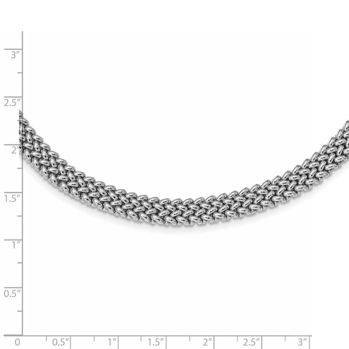 Lovely Rita's Necklaces Sterling Silver Polished Fancy Link Necklace