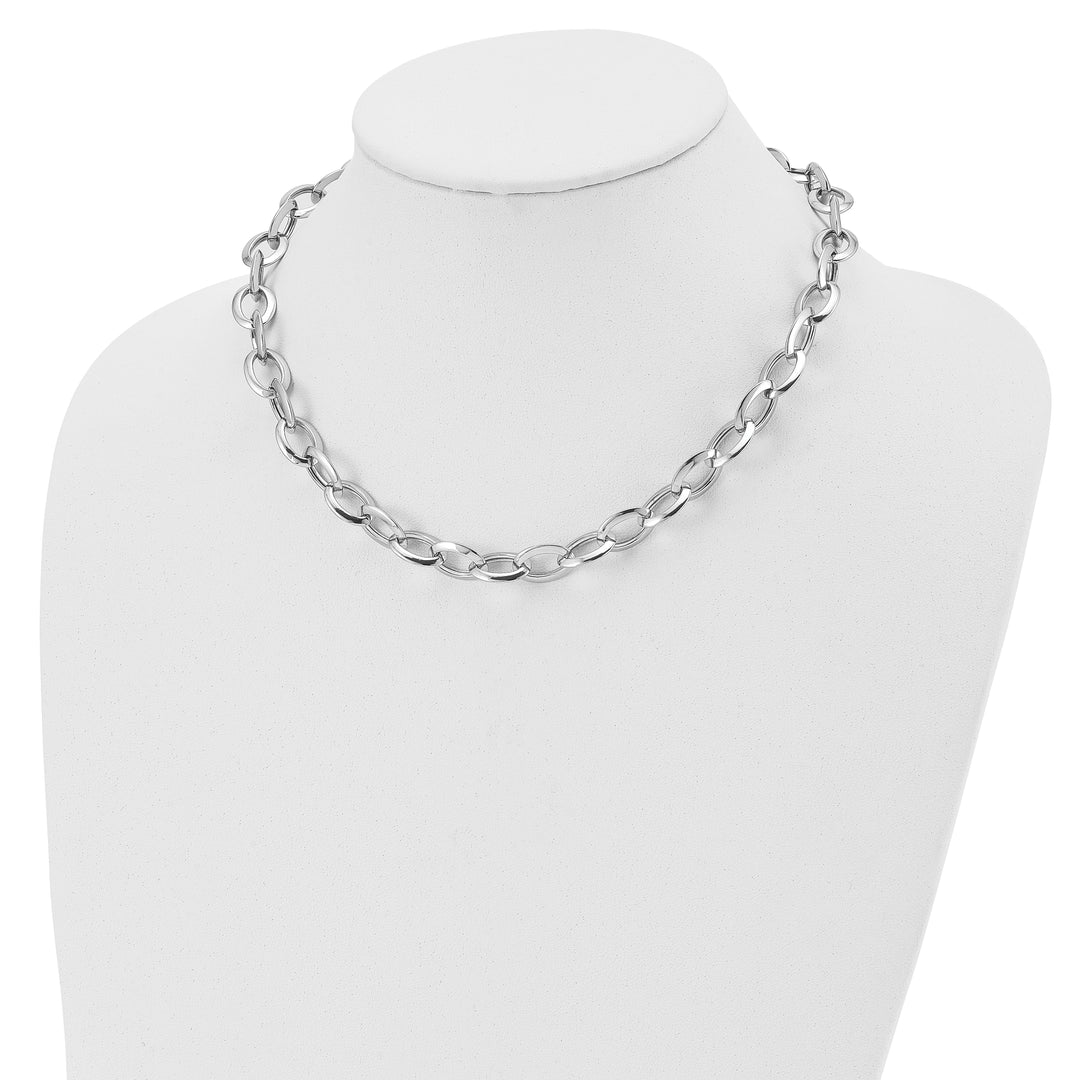 Lovely Rita's Necklaces Sterling Silver Polished Fancy Link Necklace