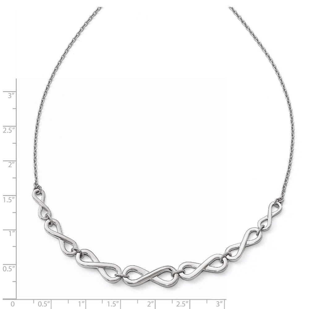 Lovely Rita's Necklaces Sterling Silver Polished Infinity Necklace