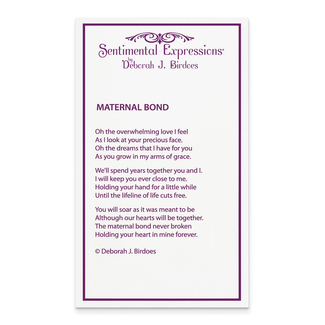 Lovely Rita's Necklaces Sterling Silver Polished Maternal Bond Necklace